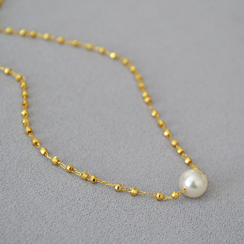 Vintage Handmade Gold Necklace
