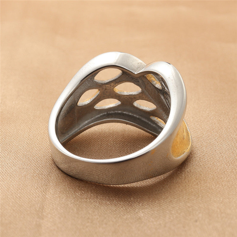 Delicate Artisan Gold Ring
