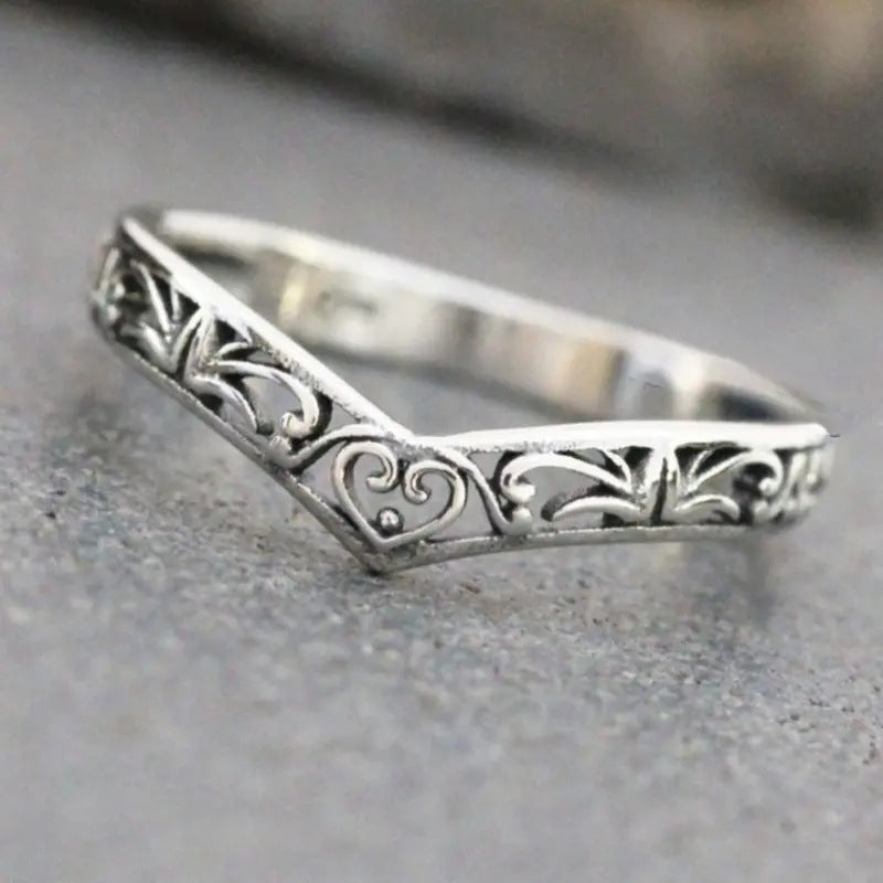 Delicate Artisan Silver Ring