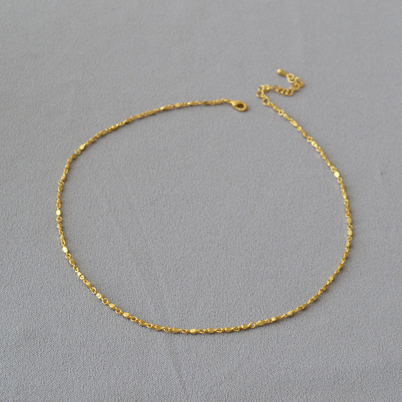 Vintage Handmade Gold Necklace