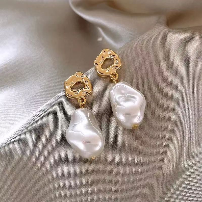 Delicate Artisan Pearl Earring