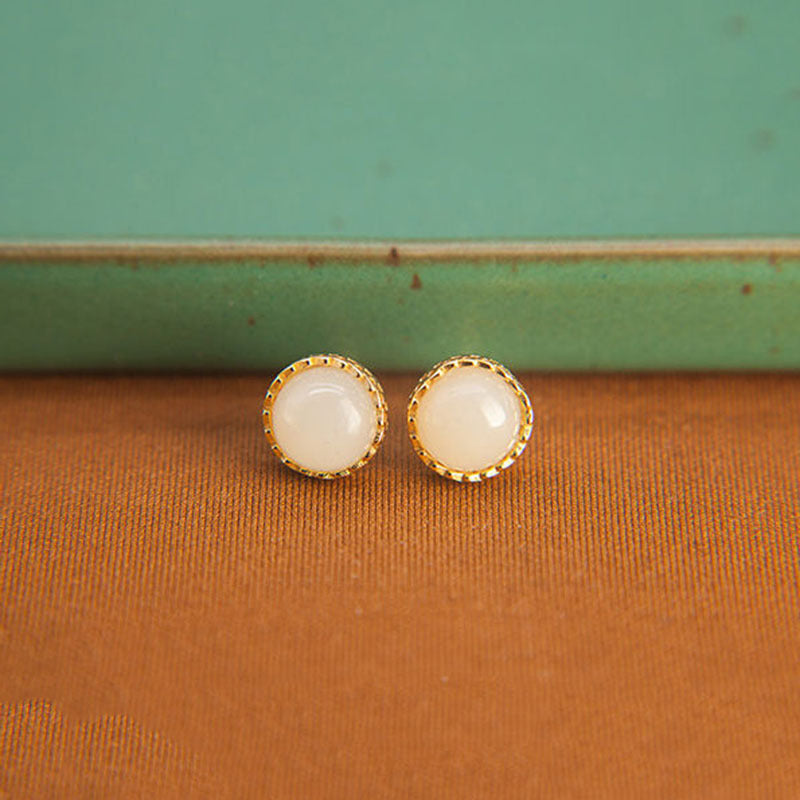 Delicate Artisan Gold Earring