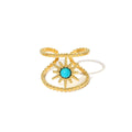 Delicate Artisan Gold Ring
