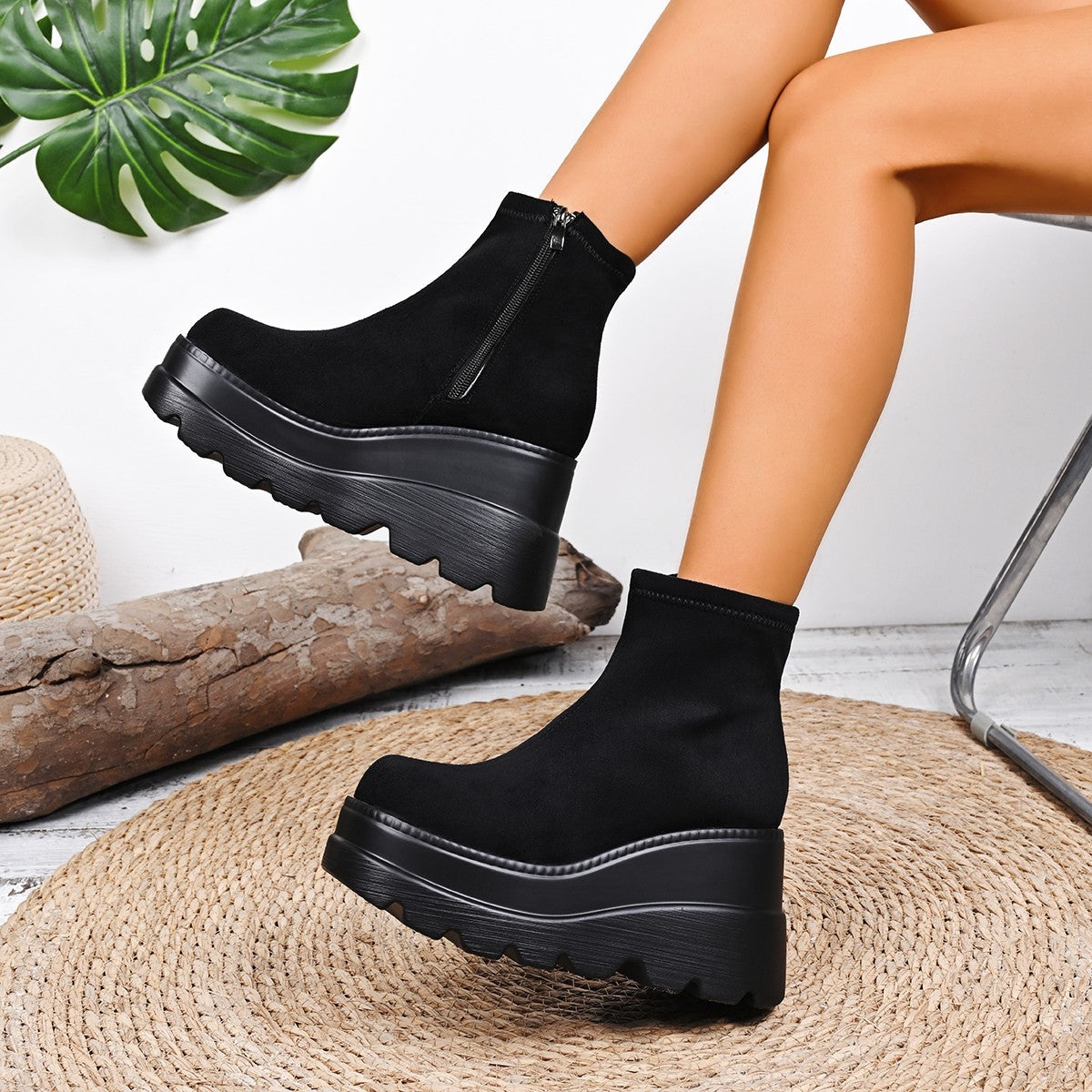 Vintage Inspired Orthopedic Boots