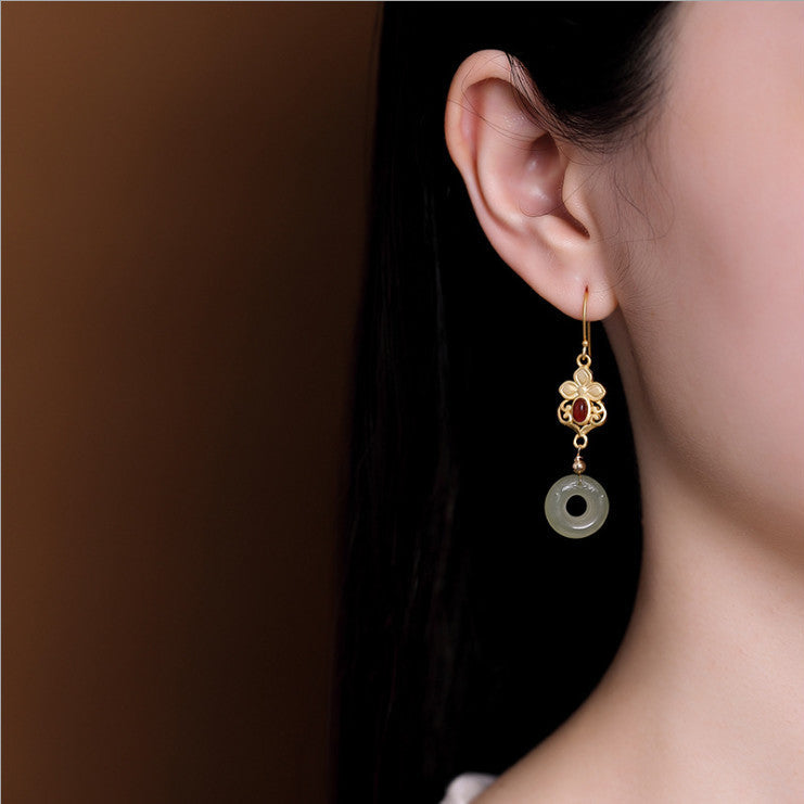 Delicate Artisan Gold Earring