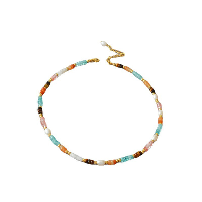 Delicate Artisan Pearl Necklace