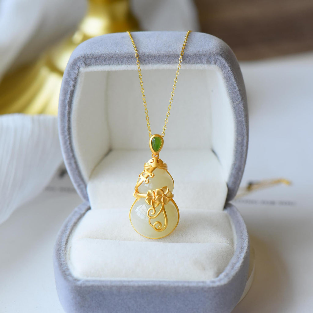 Delicate Artisan Gold Pendant
