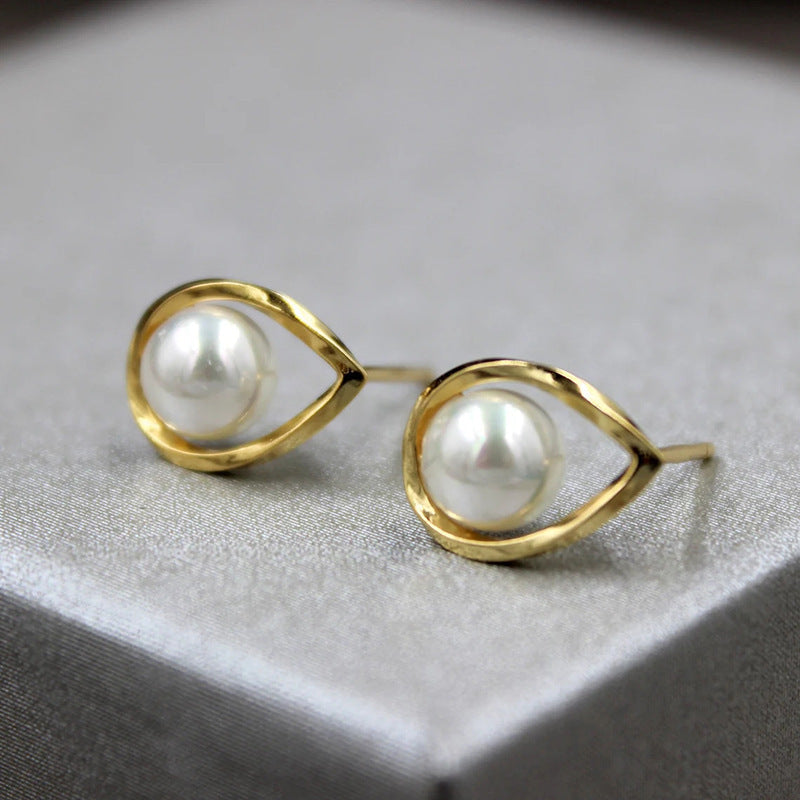 Vintage Handmade Pearl Earring