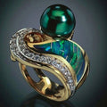 Delicate Artisan Gold Ring