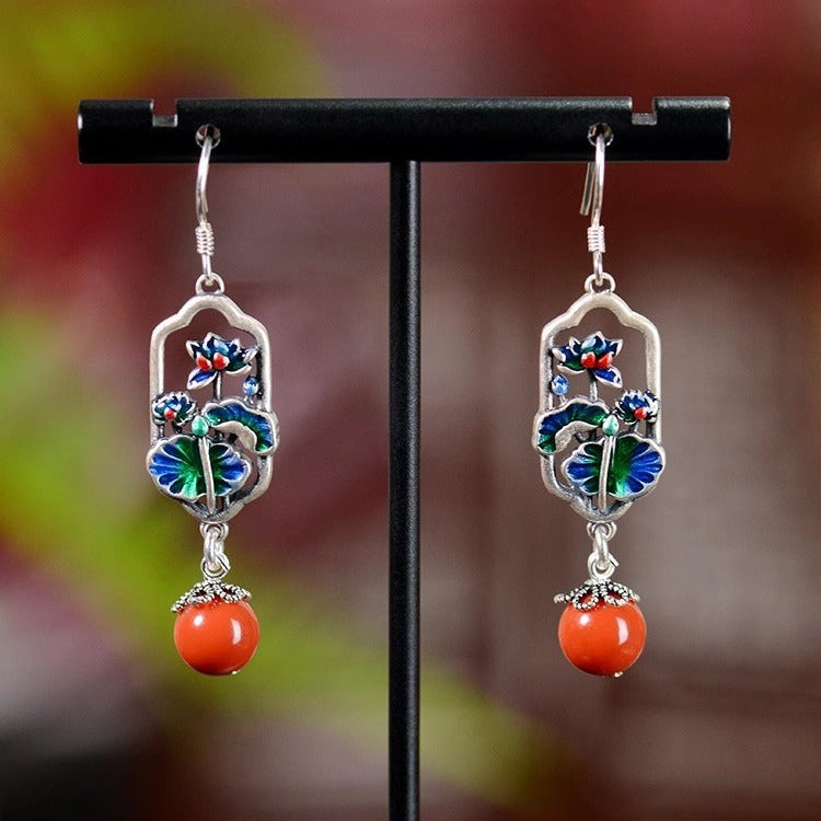 Delicate Artisan Silver Earring