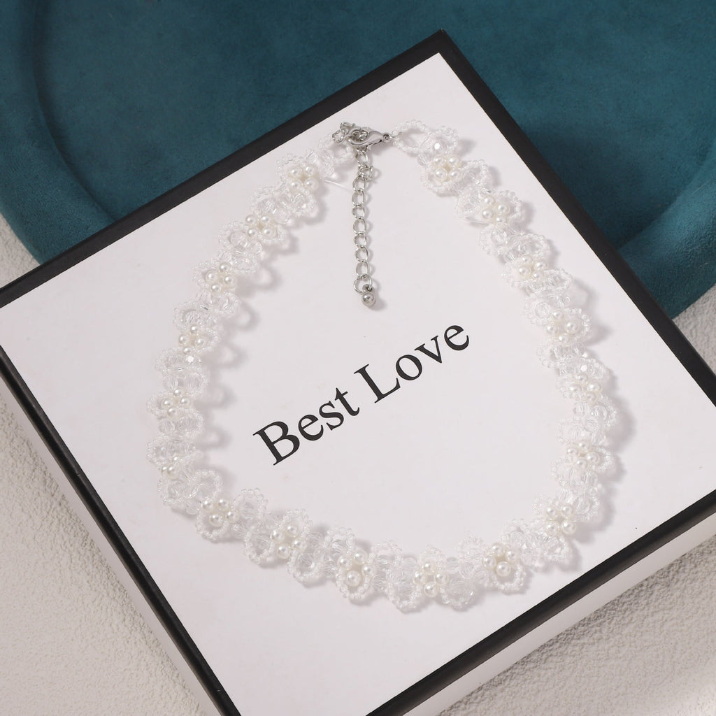 Delicate Artisan Pearl Necklace