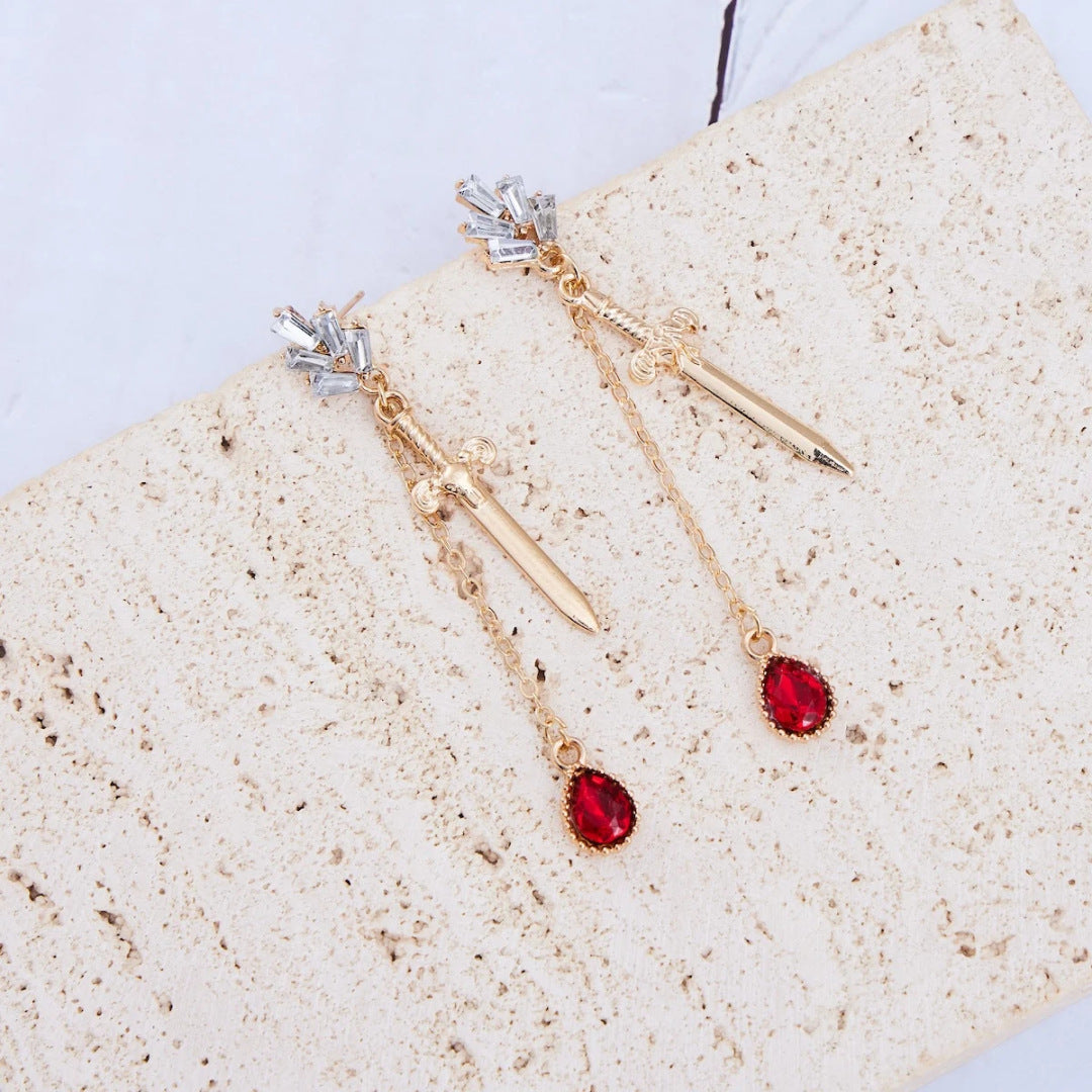Delicate Artisan Gold Earring