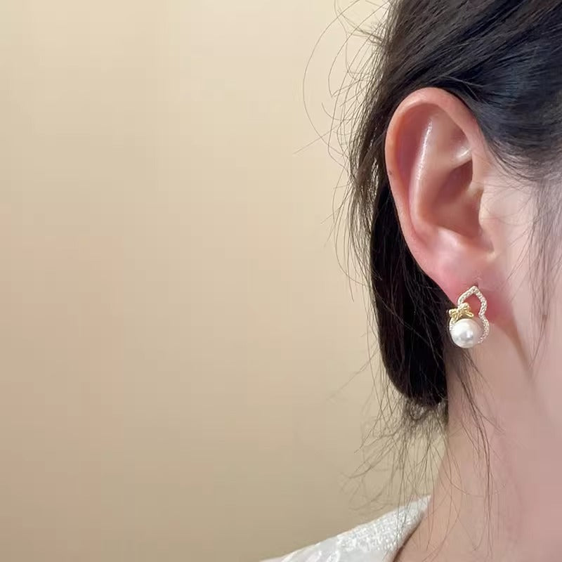 Delicate Artisan Pearl Earring