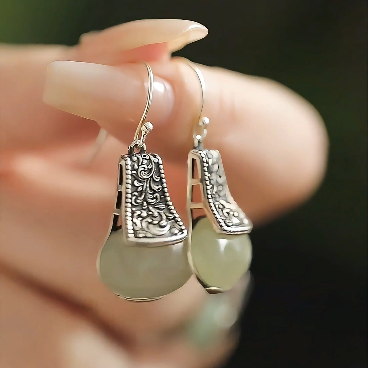 Delicate Artisan Silver Earring