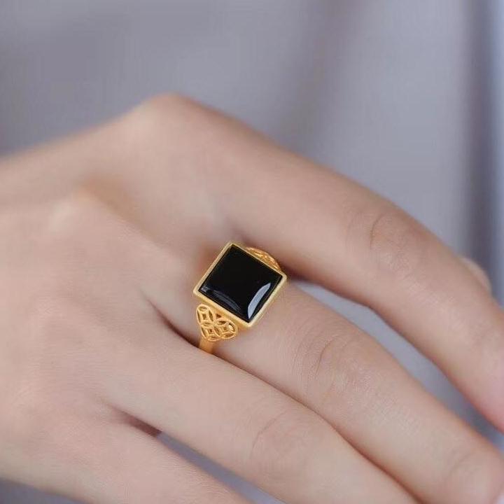 Delicate Artisan Gold Ring