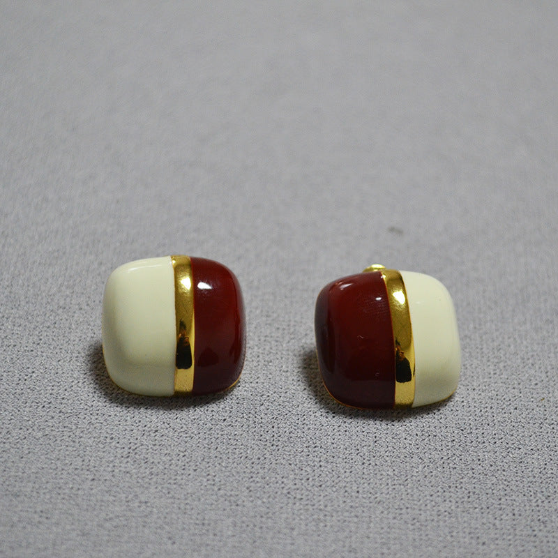 Delicate Artisan Gold Earring