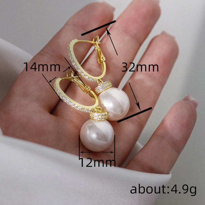 Delicate Artisan Pearl Earring