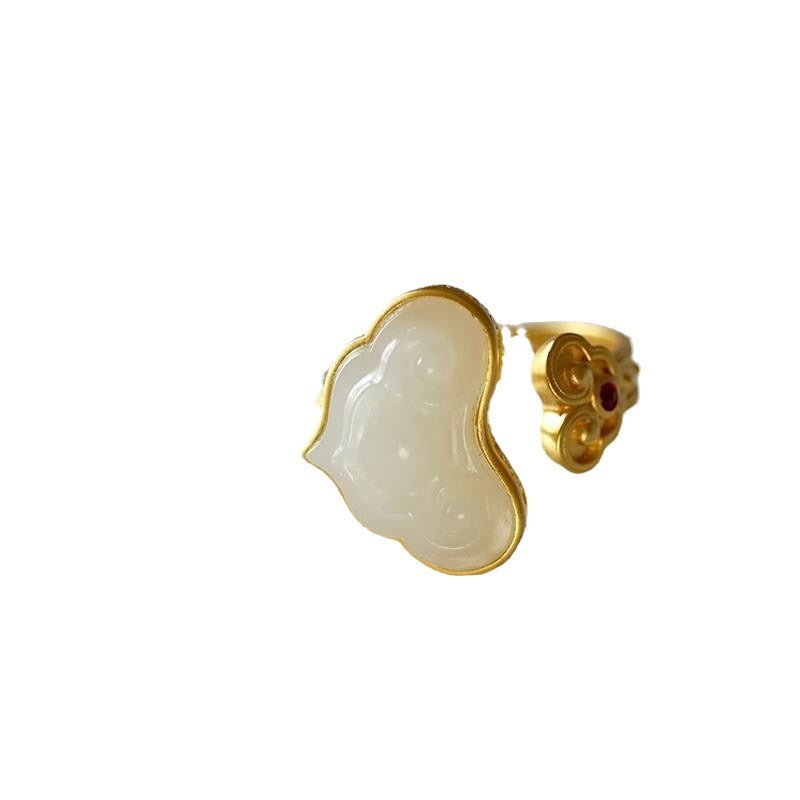 Delicate Artisan Gold Ring