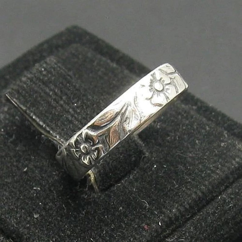 Delicate Artisan Silver Ring