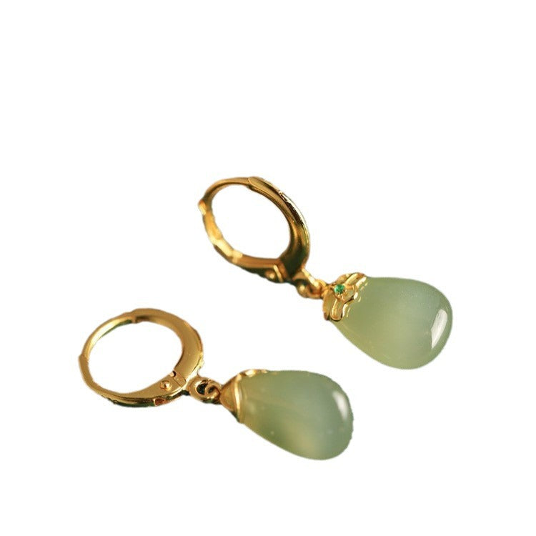 Delicate Artisan Gold Earring