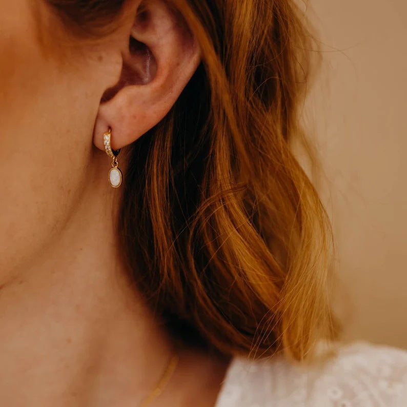 Vintage Handmade Gold Earring