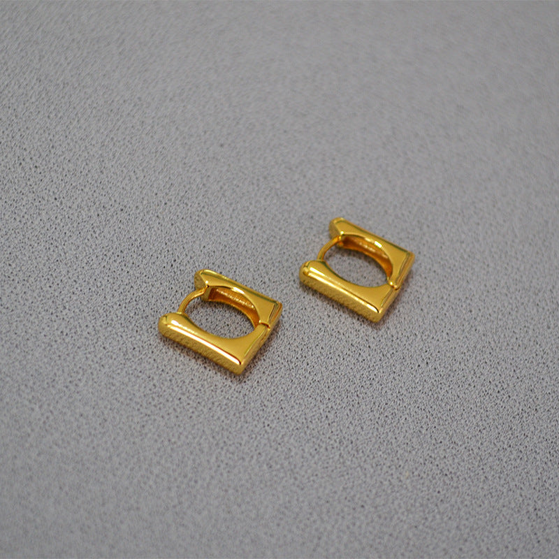Vintage Handmade Gold Earring