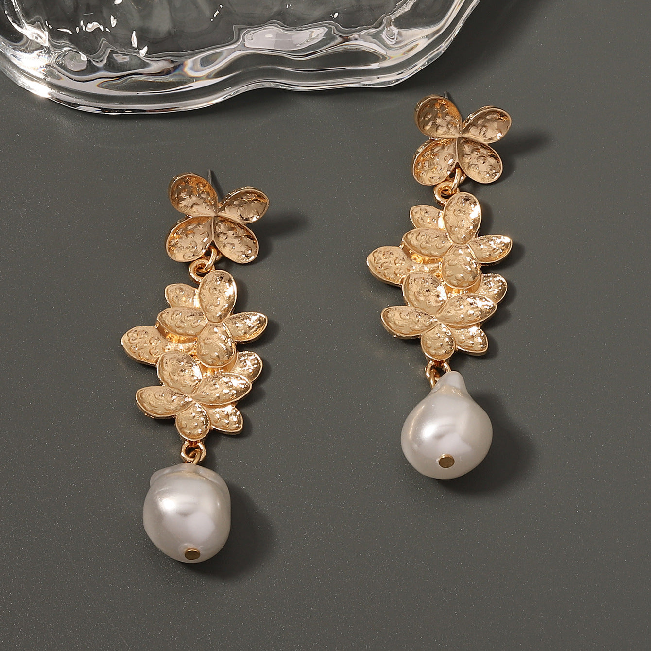 Delicate Artisan Pearl Earring