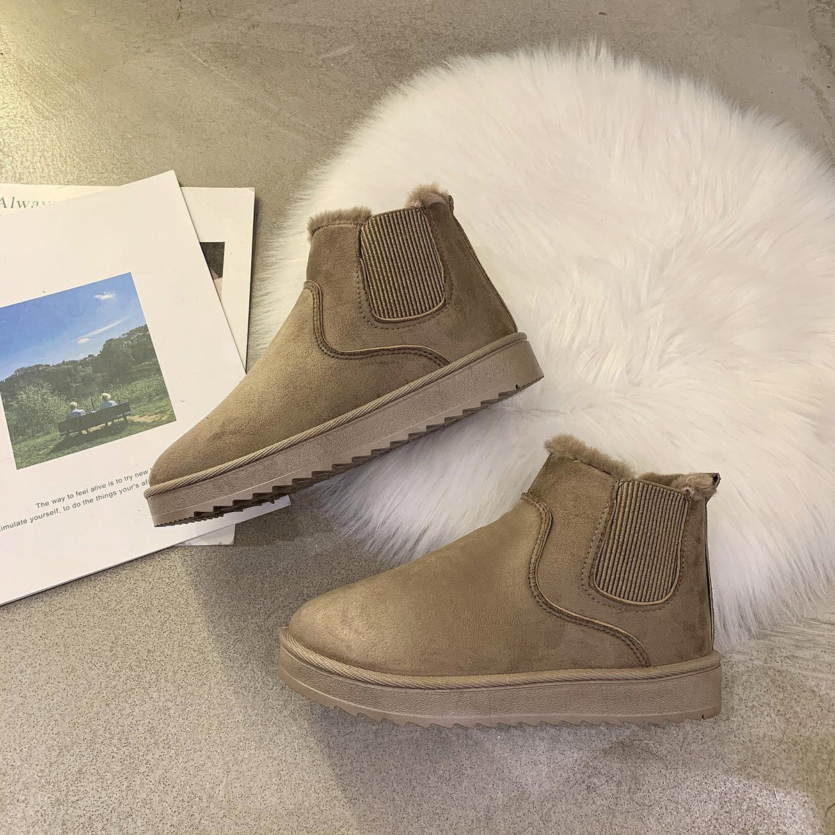 Chic Orthopedic Boots with Unique Design