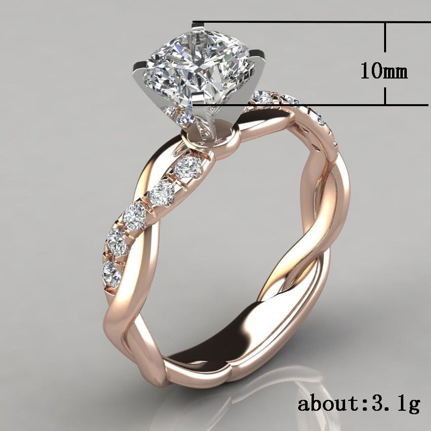 Delicate Artisan Gold Ring