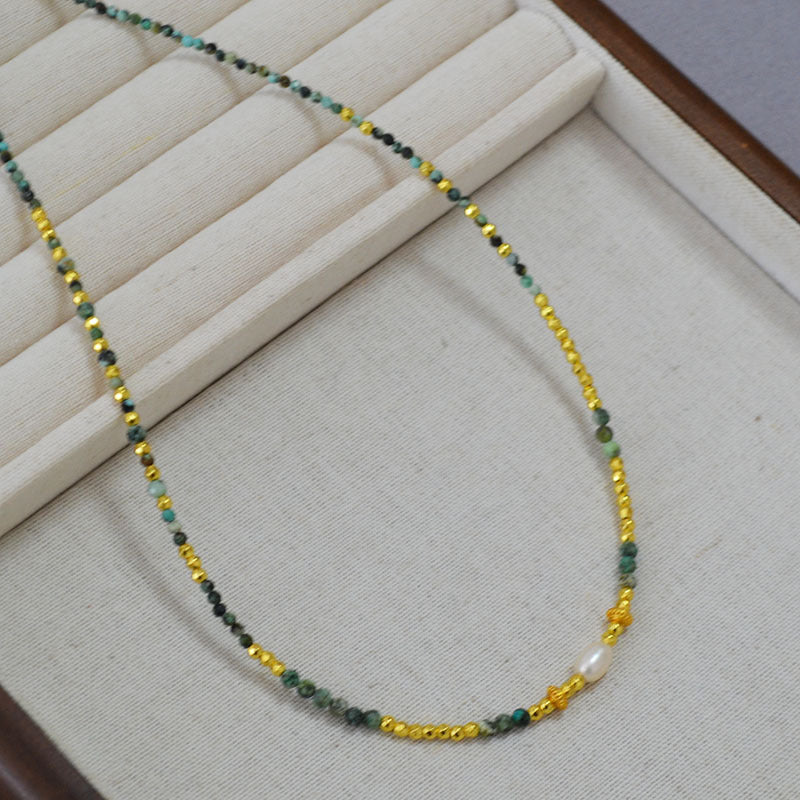 Vintage Handmade Gold Necklace