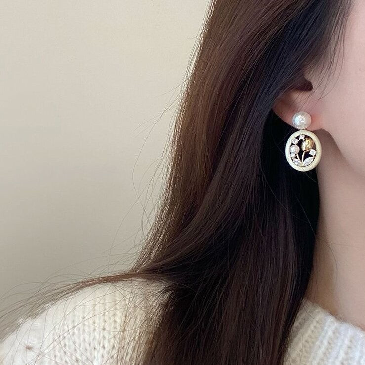 Vintage Handmade Pearl Earring