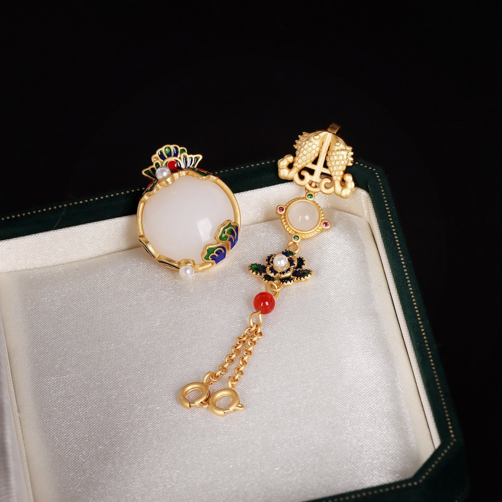 Delicate Artisan Gold Pendant