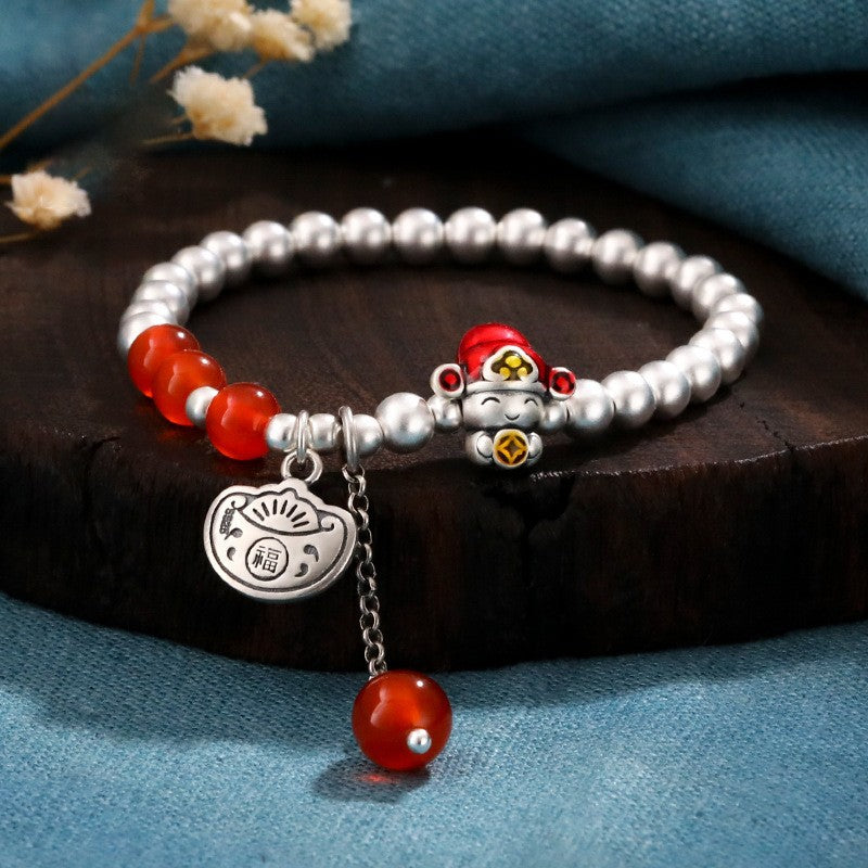 Delicate Artisan Pearl Bracelet