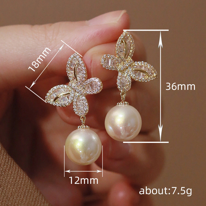 Vintage Handmade Pearl Earring