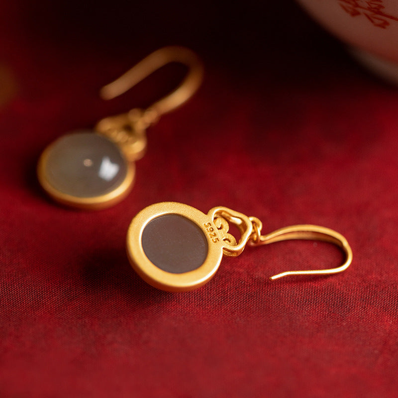 Delicate Artisan Gold Earring
