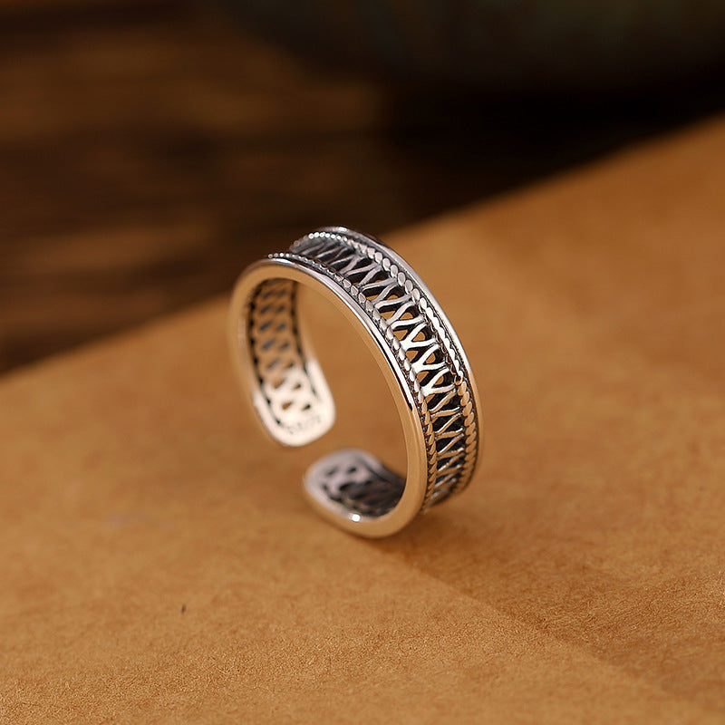 Delicate Artisan Silver Ring