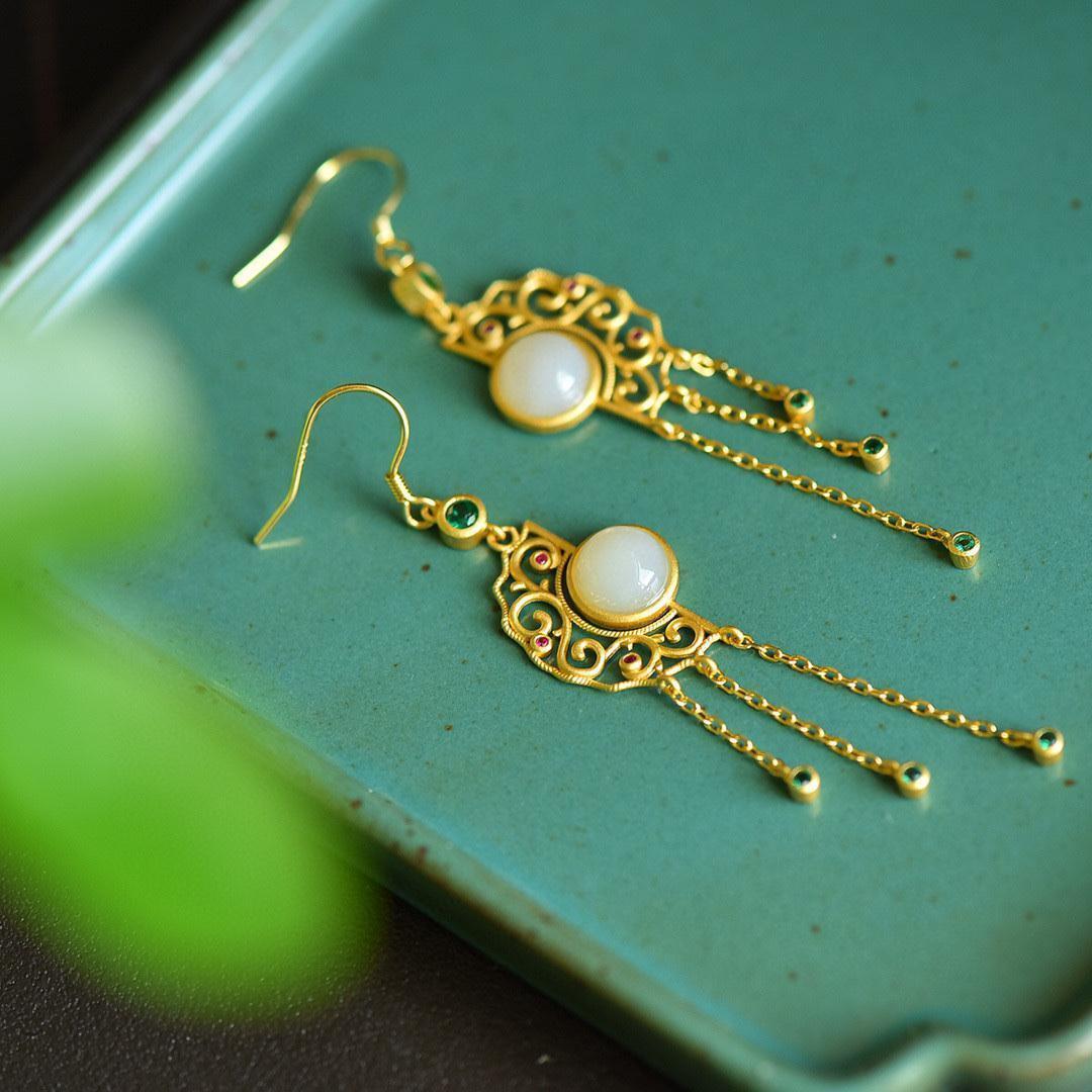 Delicate Artisan Silver Earring