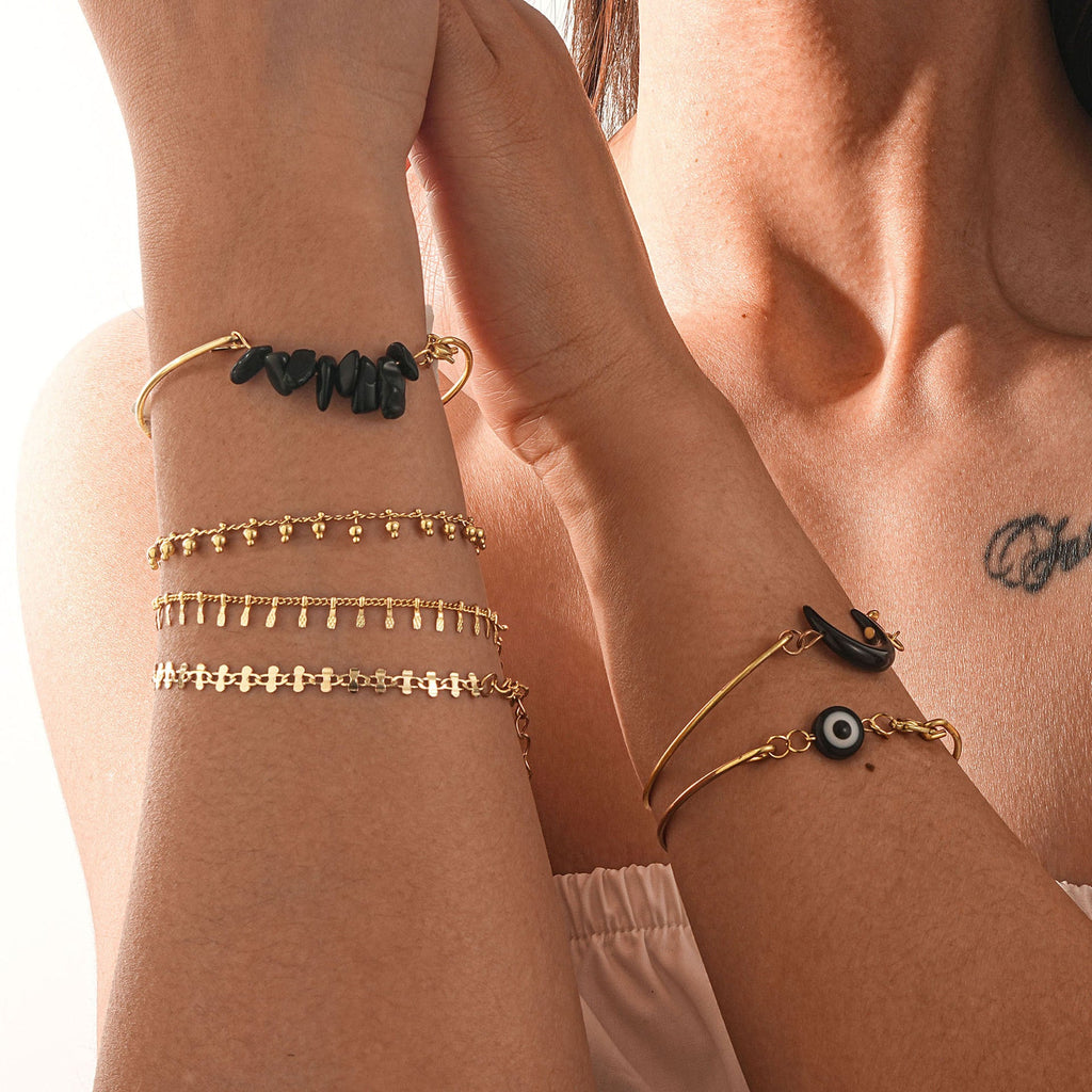 Delicate Artisan Gold Bracelet