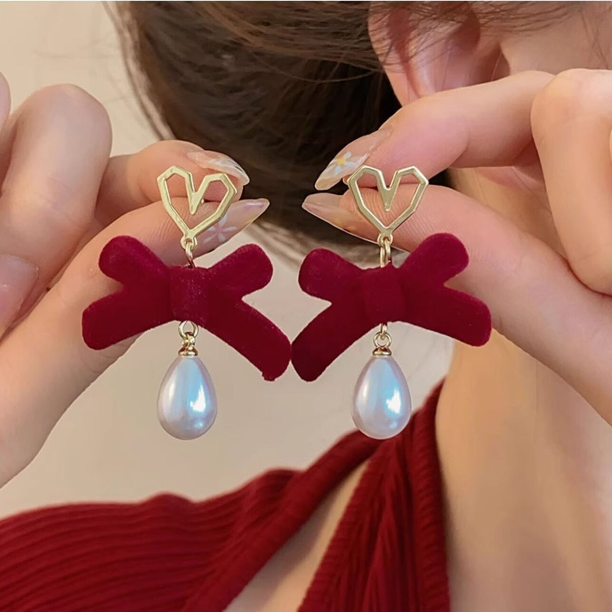 Vintage Handmade Pearl Earring