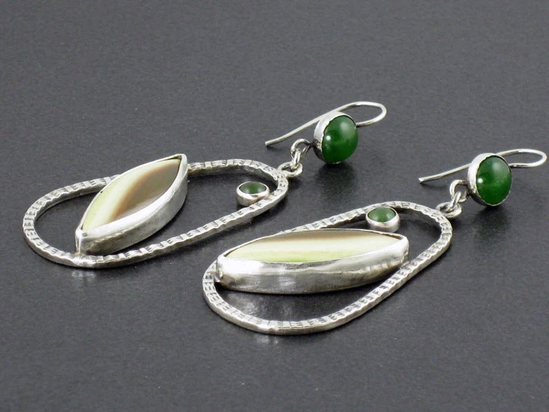 Vintage Handmade Silver Earring
