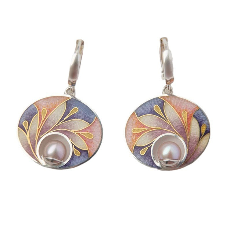 Delicate Artisan Pearl Earring
