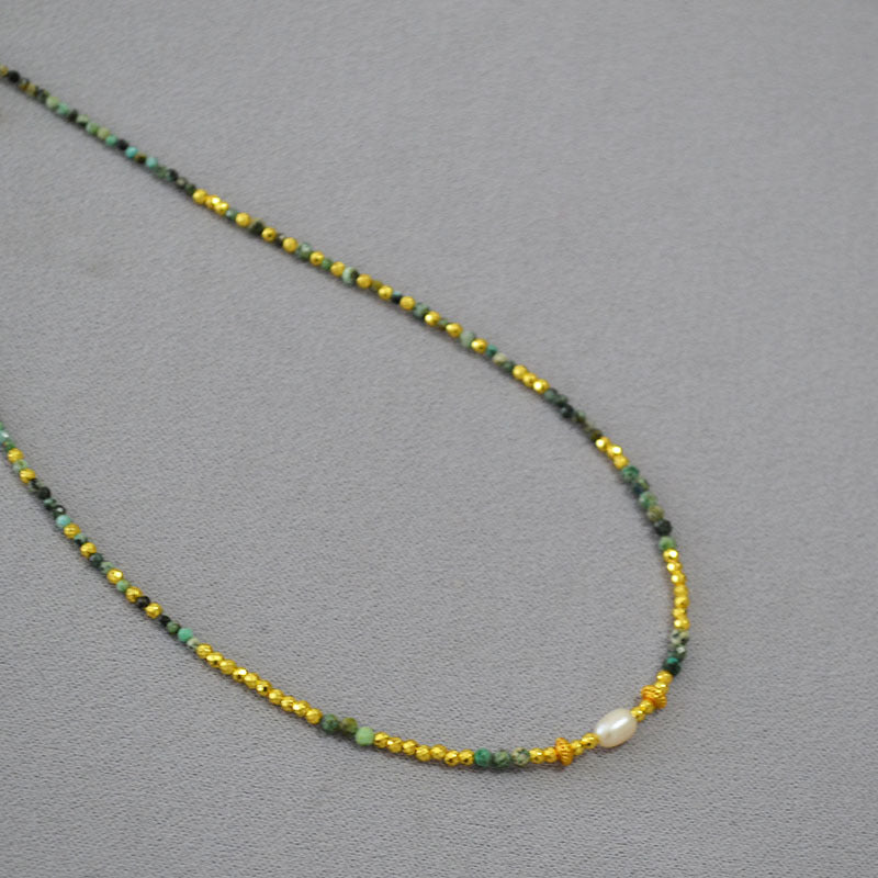 Vintage Handmade Gold Necklace