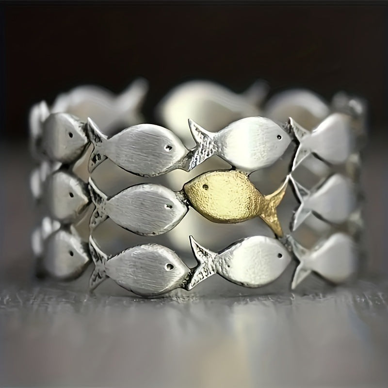 Delicate Artisan Gold Ring