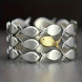 Delicate Artisan Gold Ring