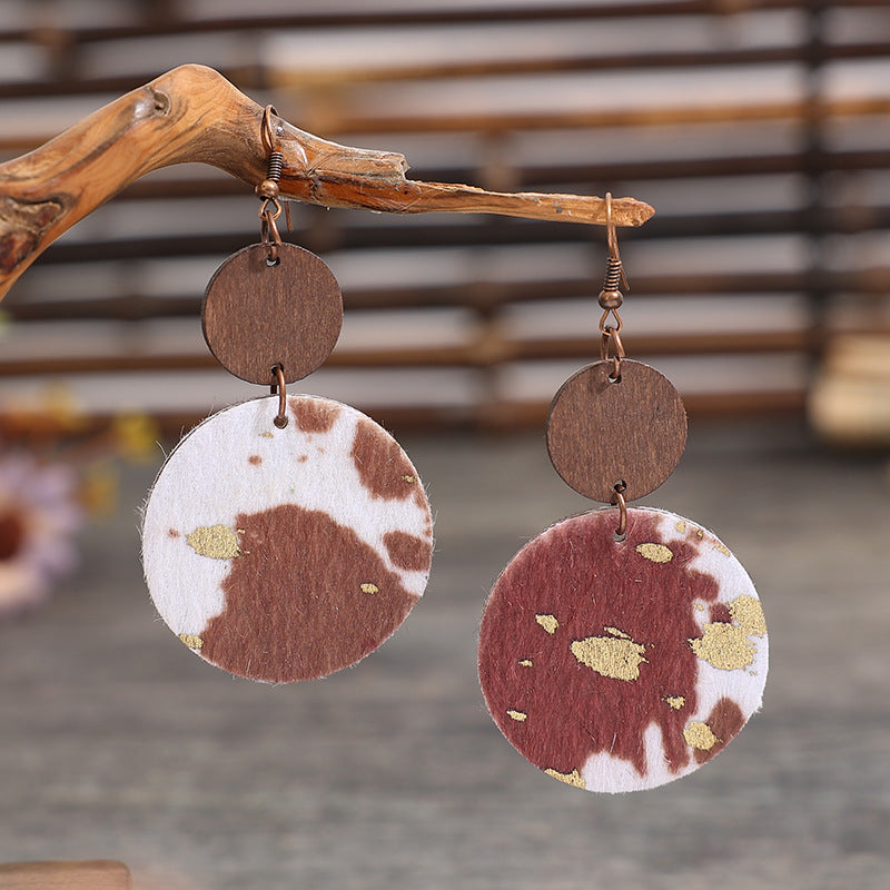 Delicate Artisan Gold Earring