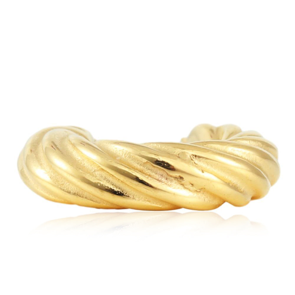 Vintage Handmade Gold Earring