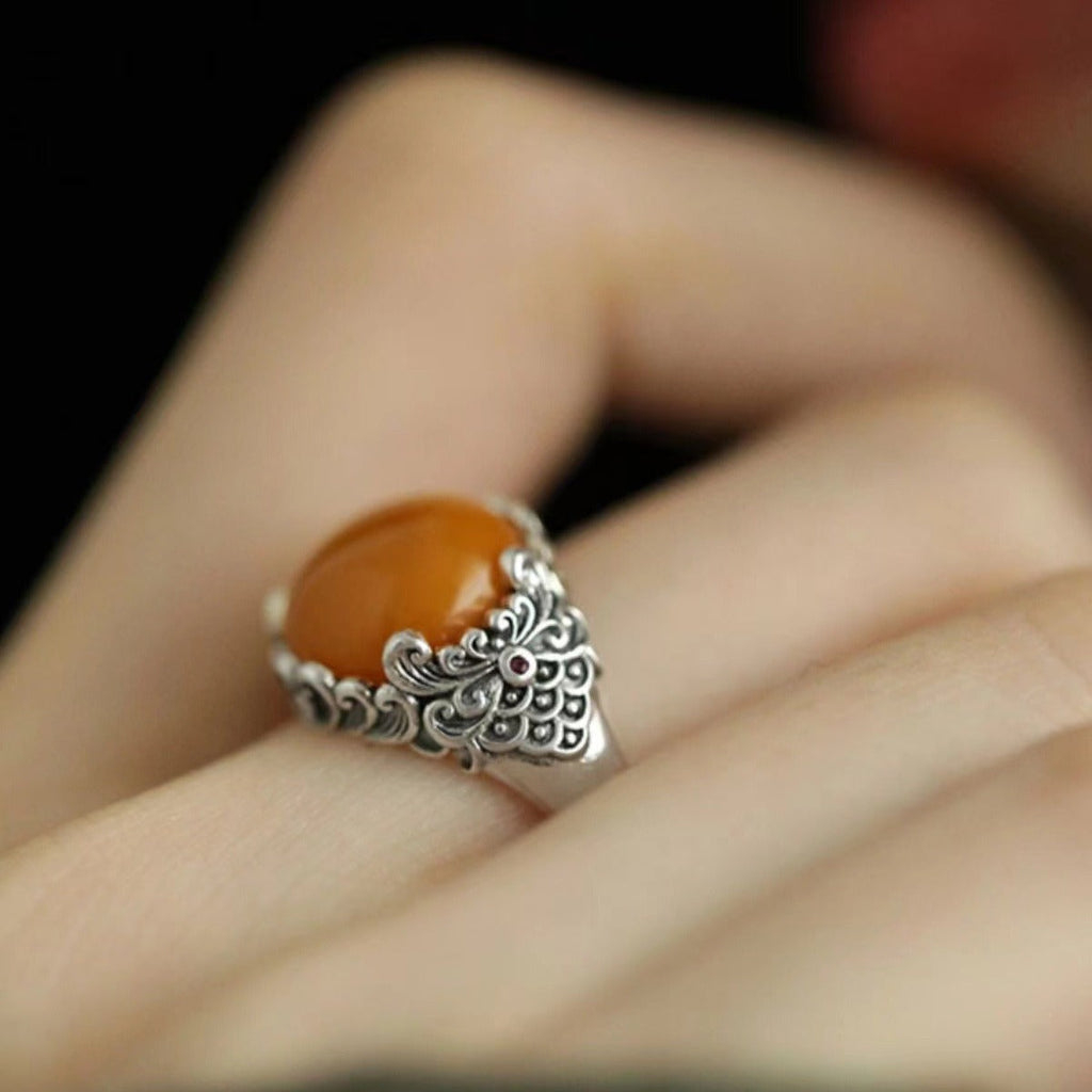 Beautiful Silver Ring with Unique Style
