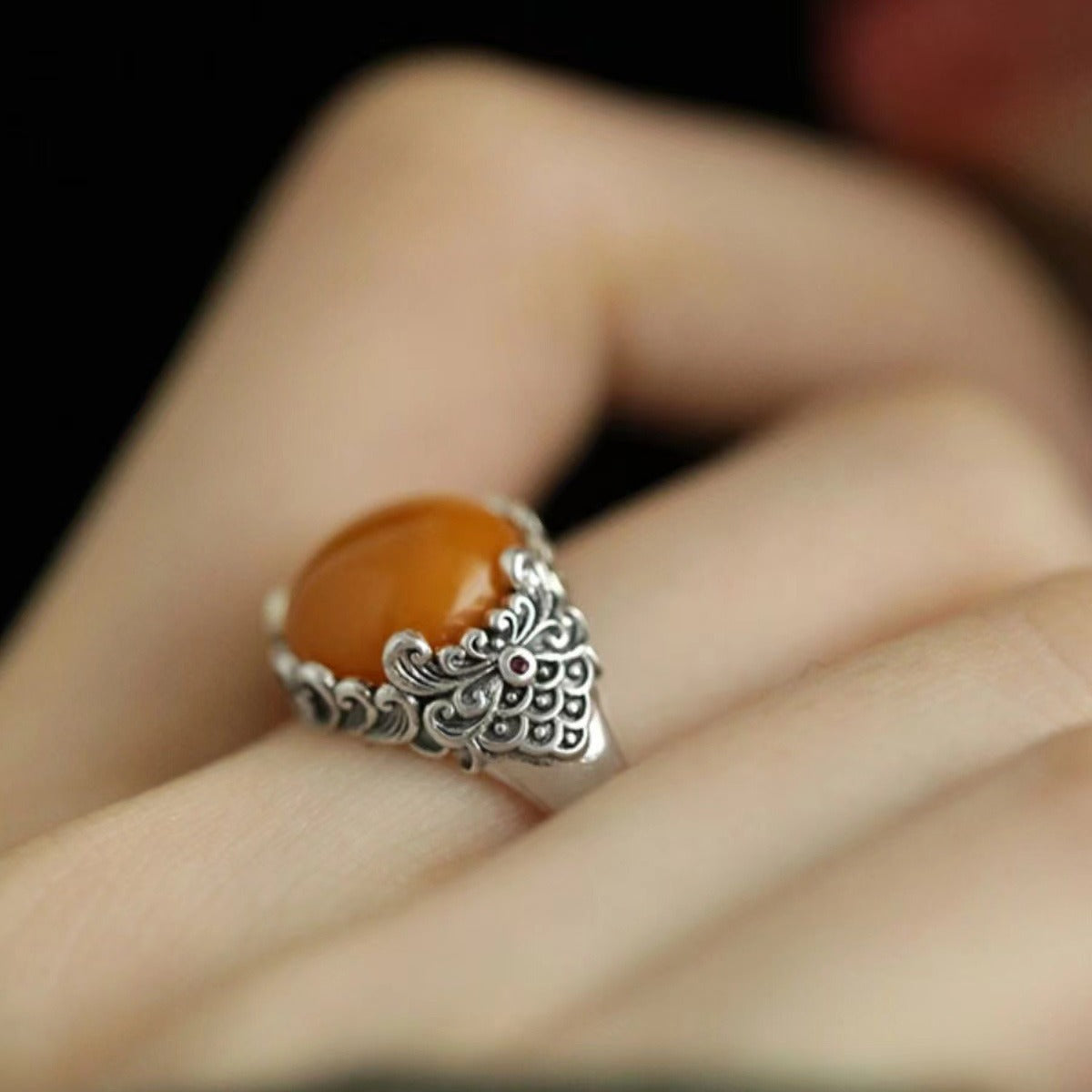Beautiful Silver Ring with Unique Style
