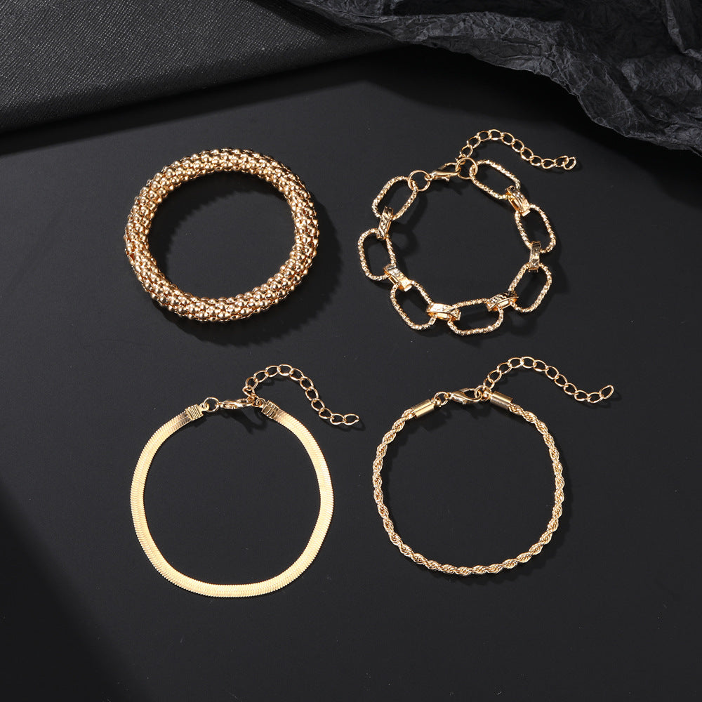 Beautiful Gold Set with Unique Style