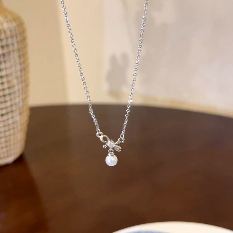 Delicate Artisan Pearl Necklace